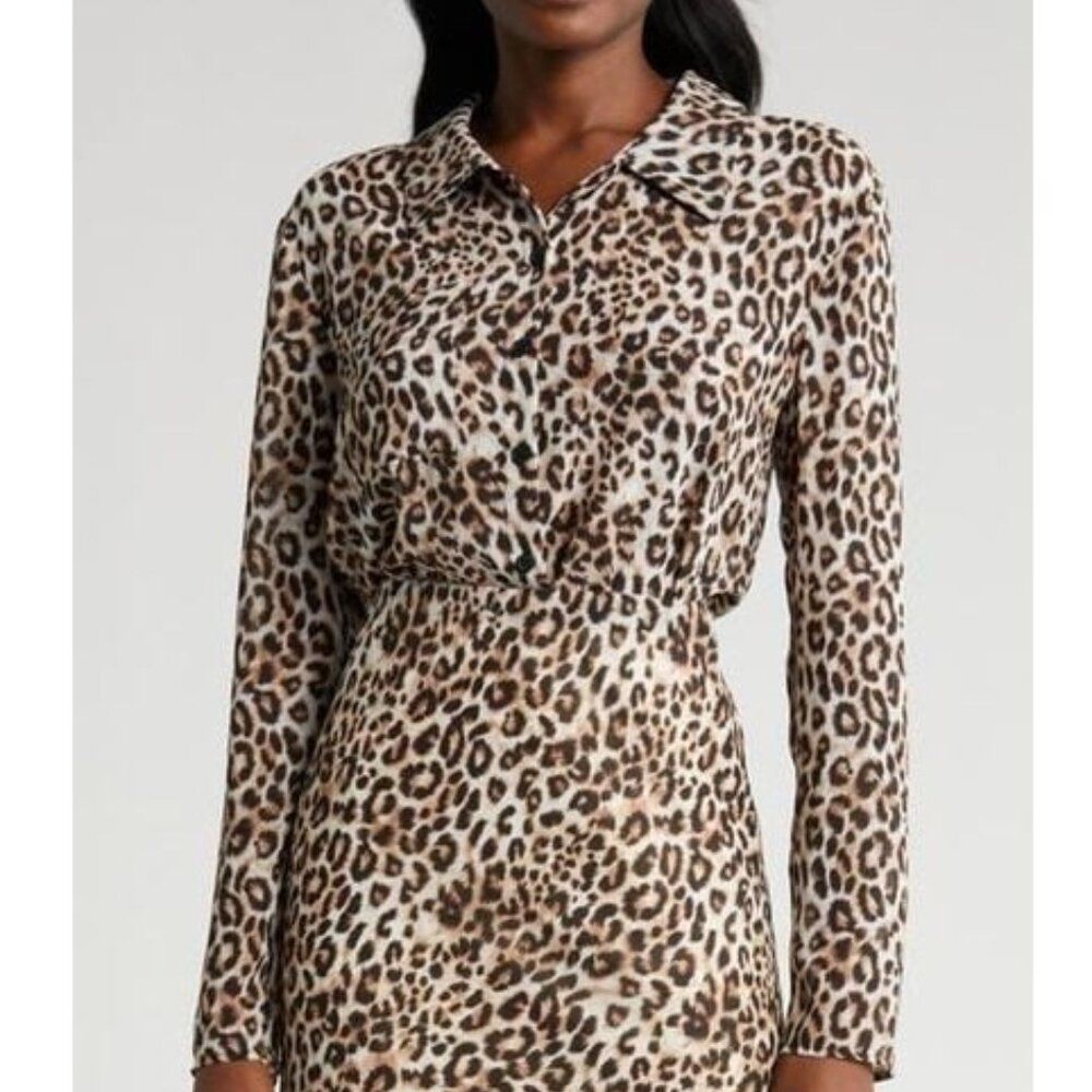 WAYF Brown Sussex Button-Up Shirt
